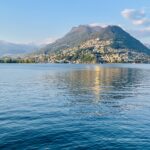 A view on Lugano lake in canton of Ticino, Switzerland.